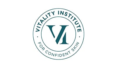 A logo of the vitality institute for confident skin.