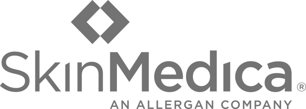 A logo of an allergan company